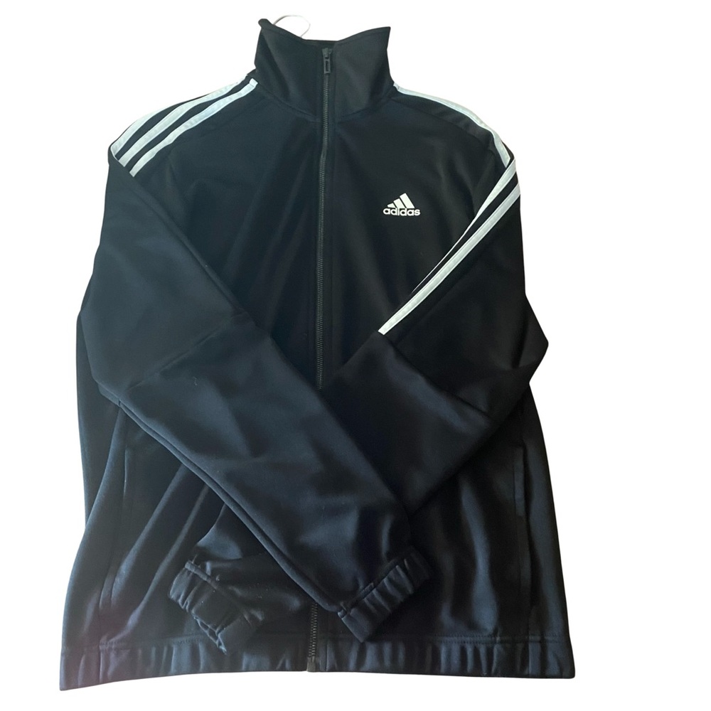 Adidas Women’s Turtleneck Jacket. Size: Medium. Color: Black/White.